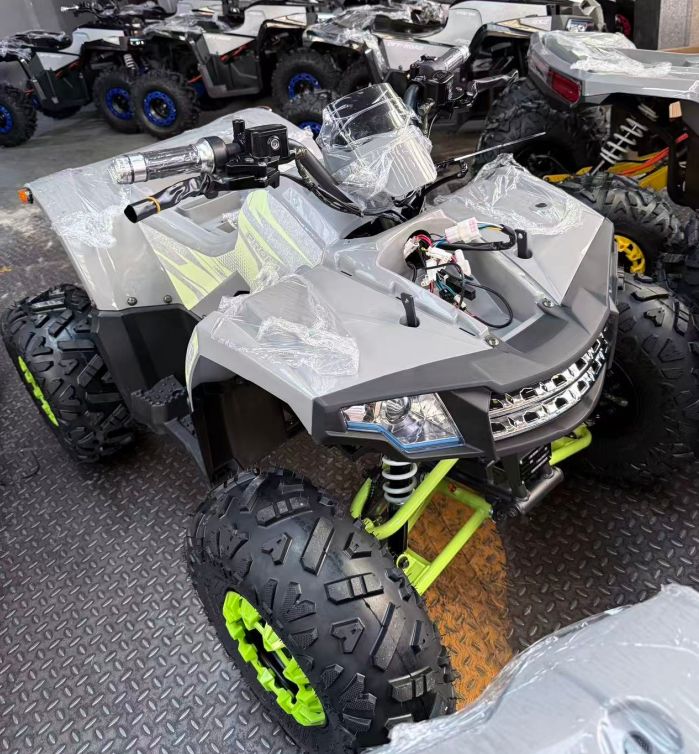 Квадроцикл HB-FC1450-11-5 мотор 1450W безщ,5акум 12V/20AH,світло,до 50км/ч,до 82кг,сіро- неон-зелен.