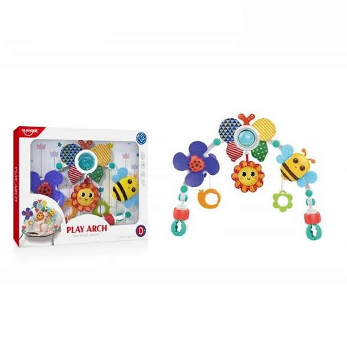 Підвіска HE0306 на візок, дуга, рухливі деталі, пискавка, шуршалка, кор., 44-34-6,5 см.