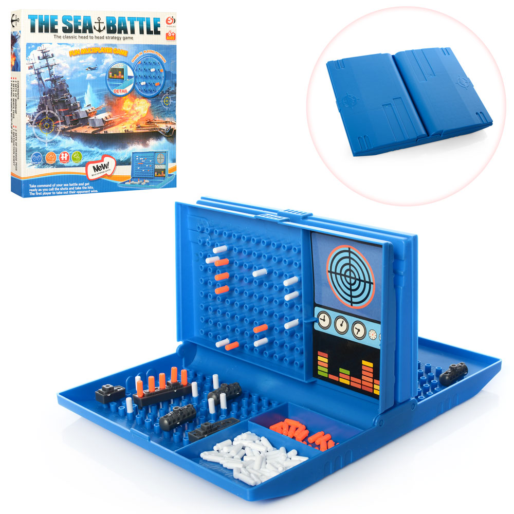 Настільна гра S5507 Морський бій, кор., 26,5-26,5-3,5 см.