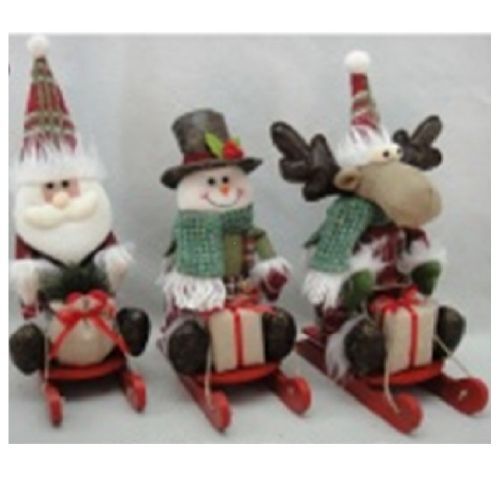 Фігура новорічна "Santa&Co" 23*30см., M17249