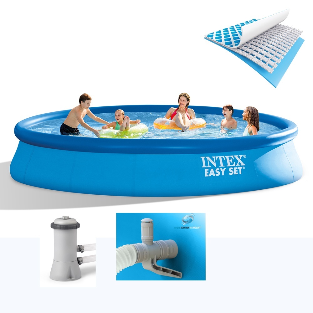 Басейн 28158 сімейний, 457-84 см., з картриджним фільтром (220-240V).