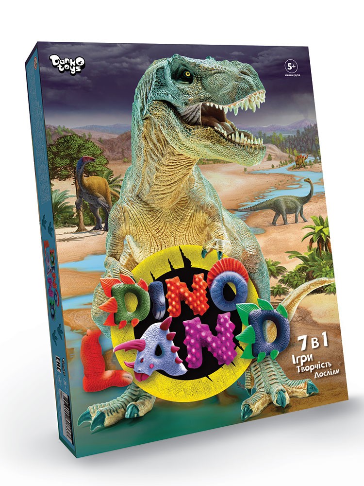 Креативна творчість "Dino Land" 7 в 1 укр