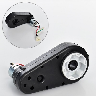 Редуктор у зборі з мотором M 4795-GEAR BOX до квадроцик.M 4795,отвір під вісь10мм,12V,RPM1000,д.19см