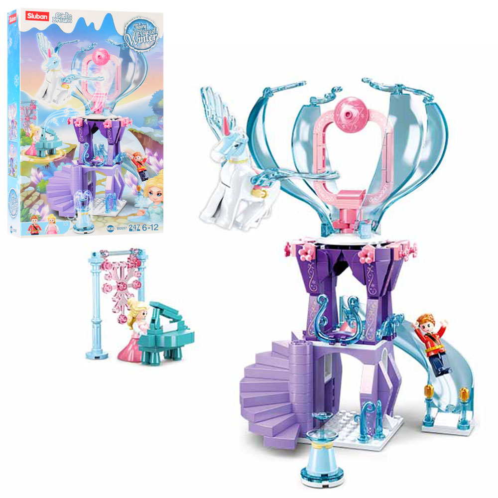 Конструктор SLUBAN M38-B0897 "Girls Dream": Замок єдинорога, 247 дет.