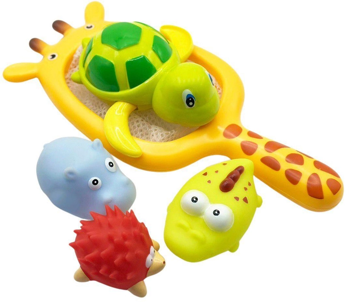 Набір для купання Сачок жираф 4тваринки