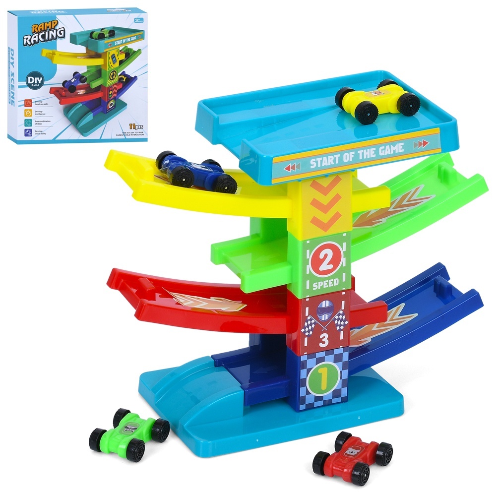 Трек 61T46 машинки 4 шт., 11 дет., кор., 22-21,5-5,5 см.