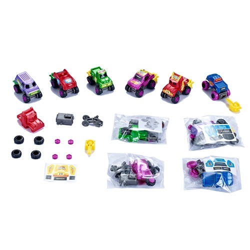 Машина 868-42 конструктор, мікс видів (мікс кольорів), кул., 4-4-2 см.