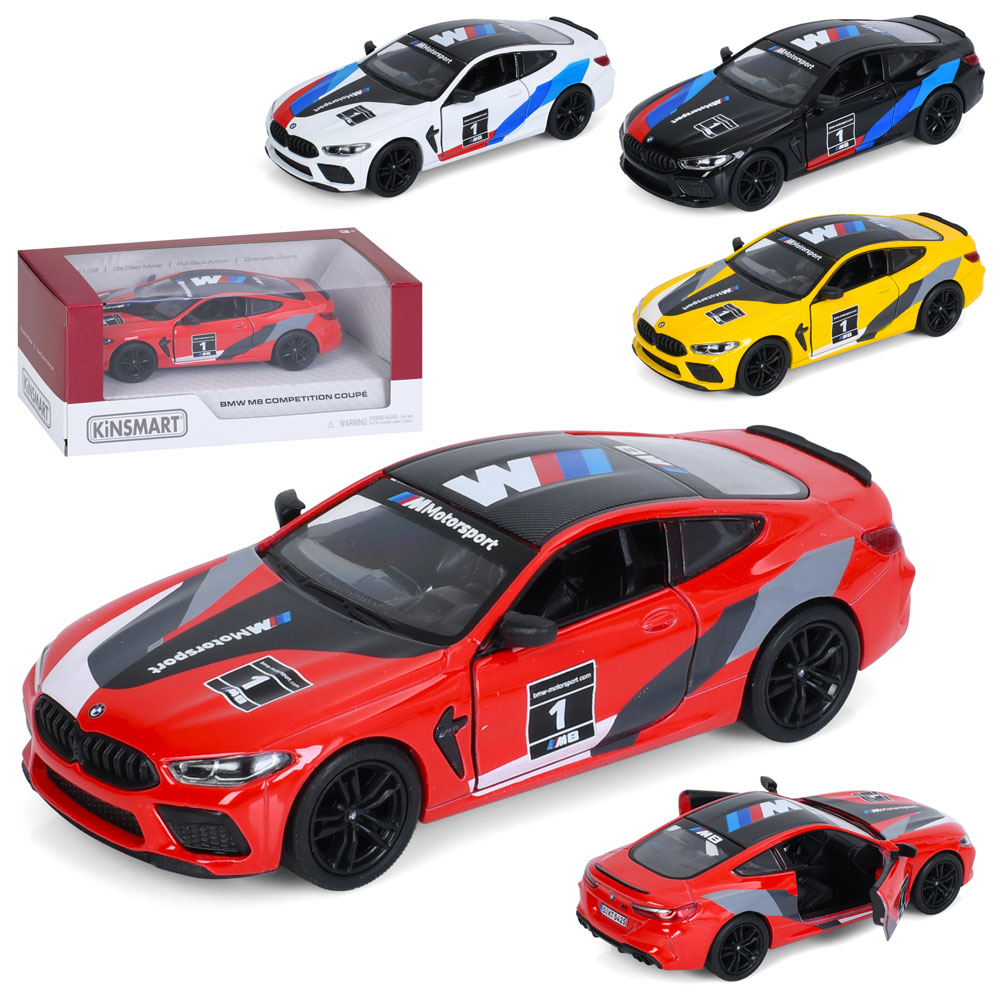 Машина KT5425WF метал, інерція,1:38,відчиняються двері, гум. колеса,4 кольори.кор.16-7-7,5см