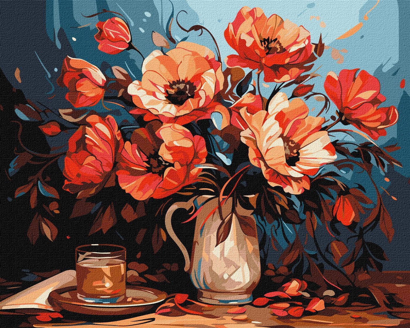 КНО (в обкладинці) "Барвисті маки" 40х50см