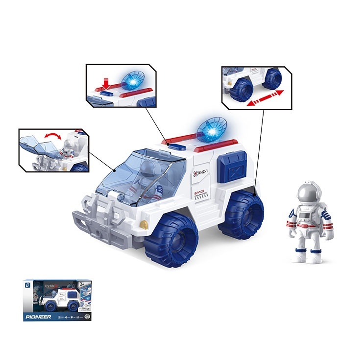 Космічний транспорт WY892A місяцехід, інерц., астронавт, муз., світло, бат.(табл.),кор.,26-12-15,5см