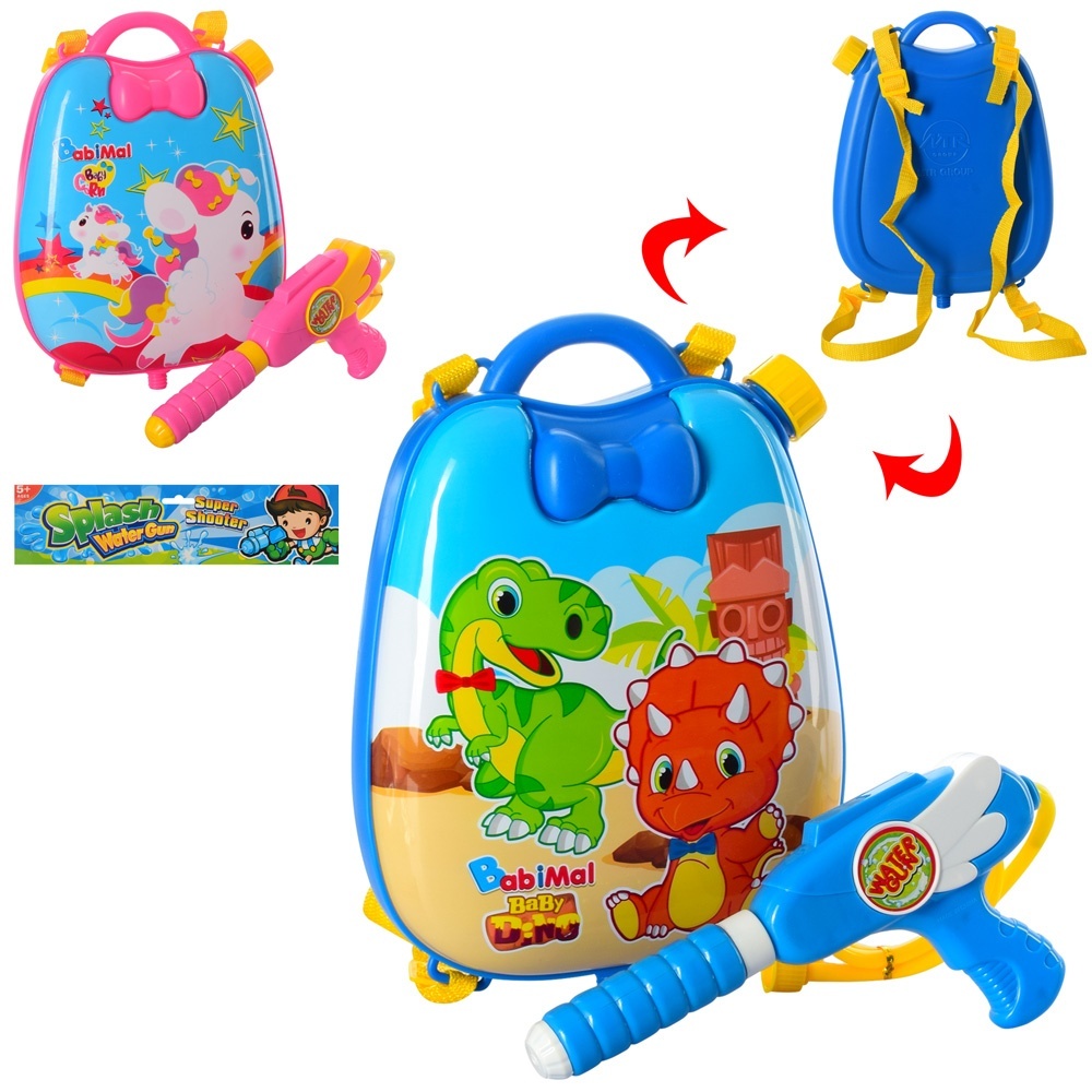 Водяний автомат MR 0418 помпа, з балоном на плечі, кул., 31-47-6 см.