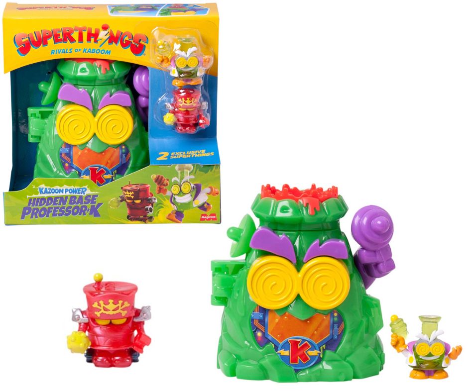 Ігровий набір SUPERTHINGS серії "Kazoom Power" - ПРИХОВАНА БАЗА ПРОФЕСОРА К