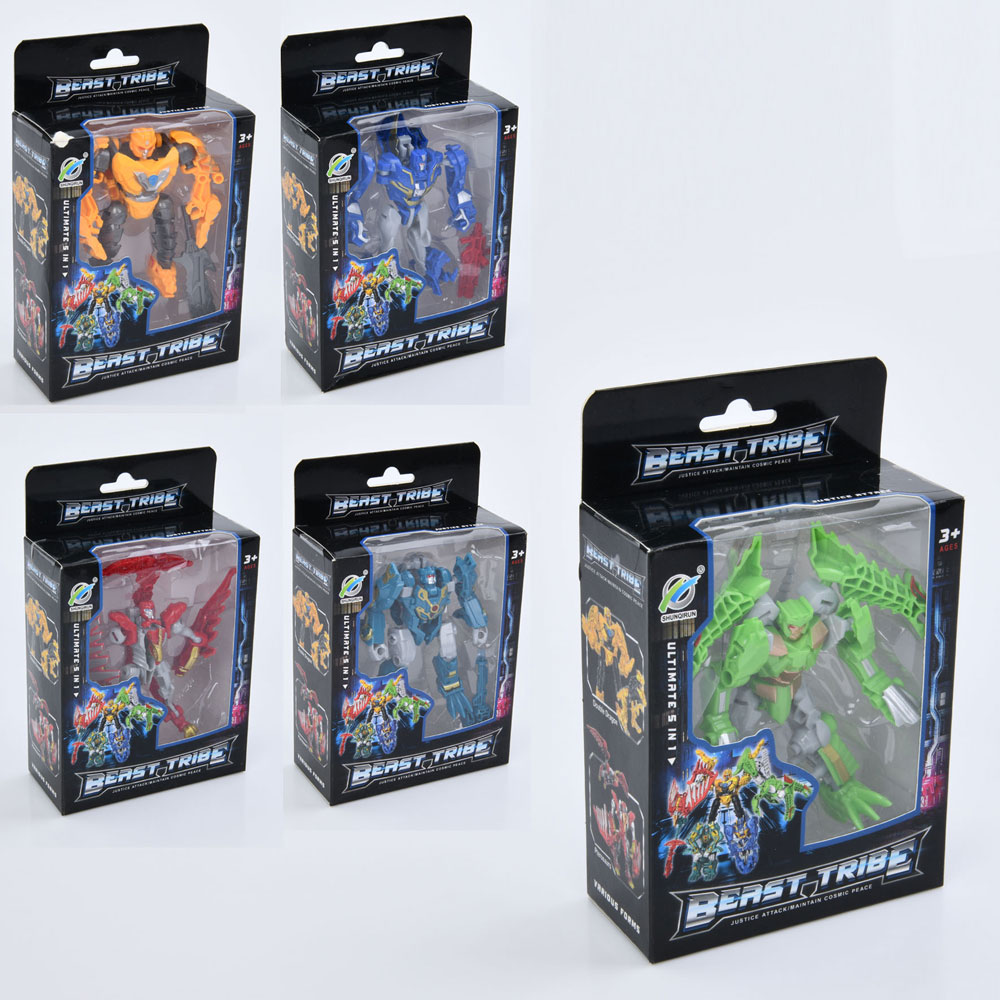 Трансформер 339-62 5 видів, кор., 19-12-5,5 см.