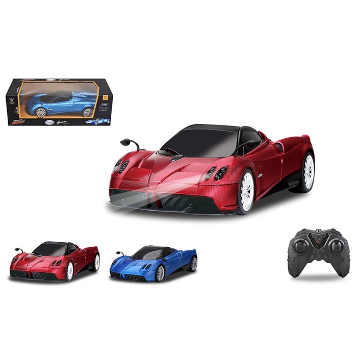 Машина 1601G радіокер.2,4ГГц,1:16,Pagani Huayra Roadster,гум.колеса,2кольори,світло,бат.,кор.,37-12-
