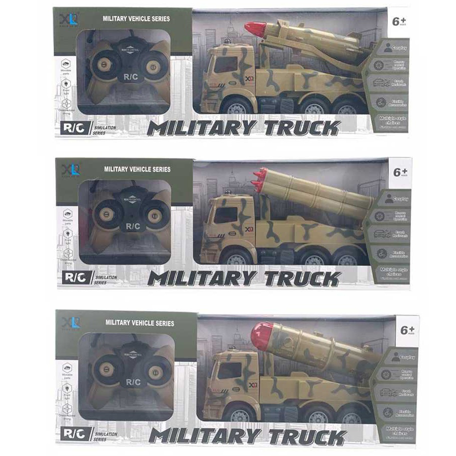 Машина 666-21-22-23 радіокер., військова, акум., USB, 3 види, світло, кор., 40-15-11 см.