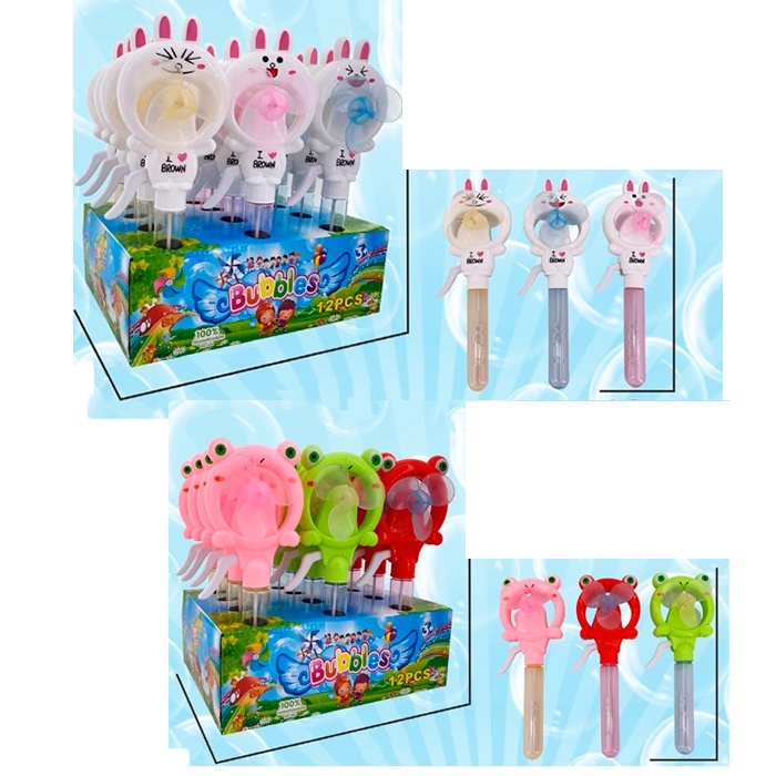 Мильні бульбашки 1100G-C 2в1 (меч, вентилятор-механічний), 2 види дисплеїв,12шт. в дисп.,26,5-25-20с