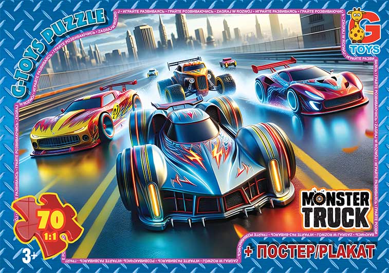 Пазл із серії "Монстер траки". MT183