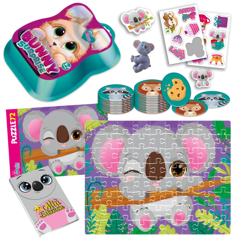 Набір для творчості Vladi Toys із сюрпризами "Bunny surprise. Темно-рожевий" VT8080-12