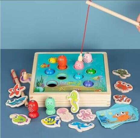 Фотография 1 товарной позиции интернет-магазина детских игрушек www.smarttoys.com.ua Риболовля C 57597 (40) магнітна гра, 2 види риб, ігрові картки, у коробці
