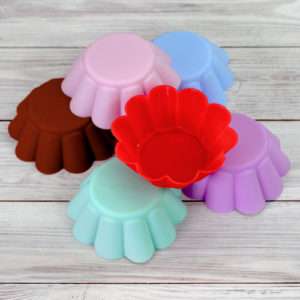 Форма силікон для кексів "Хвиля" 12шт/наб 7.5*4.5*2.7см MH-3332