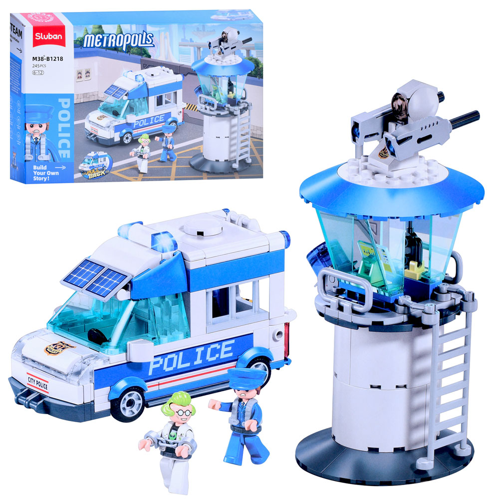 Конструктор SLUBAN M38-B1218 "Metropolis": Супровід кримінальника, 245 дет.