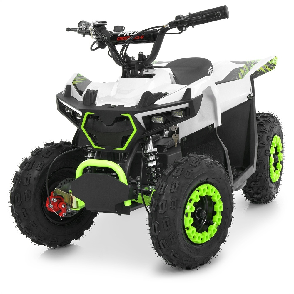 Квадроцикл HB-FFG1000-1-5 мотор 1000W, 3акум 12A/12V, швидкість25км/ч, до 45кг,  біло-зелений