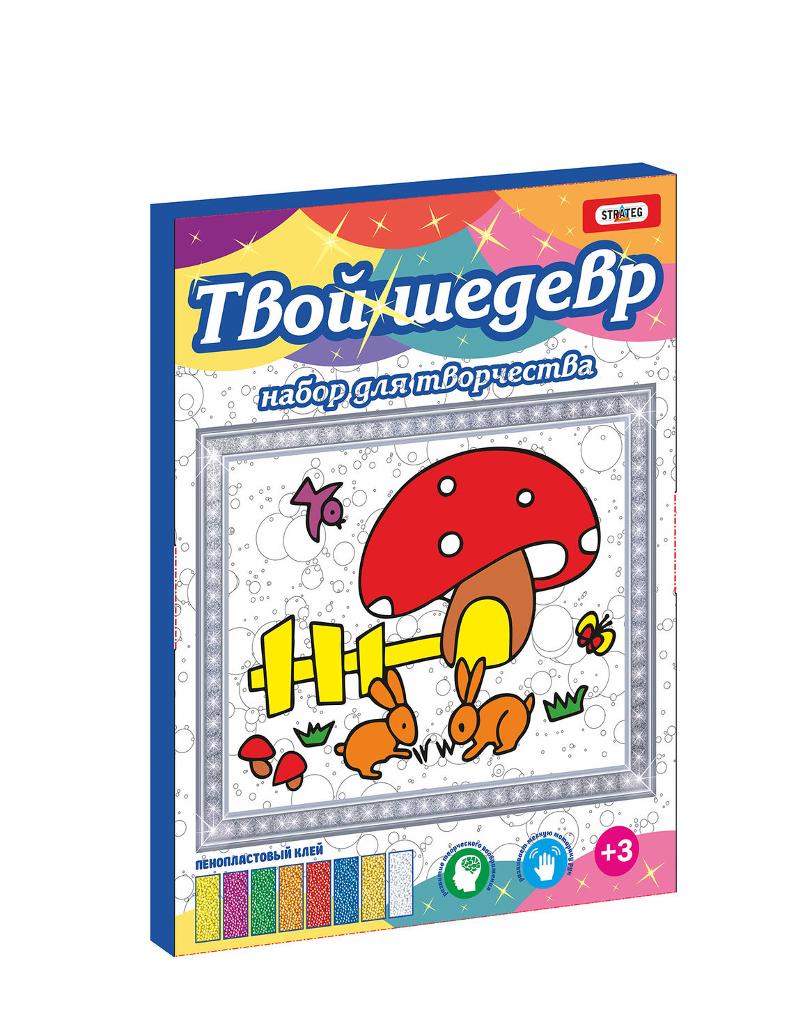 Набір для творчості 6001 "Грибочок", в кор-ке30см-28,5 см-1,7 см