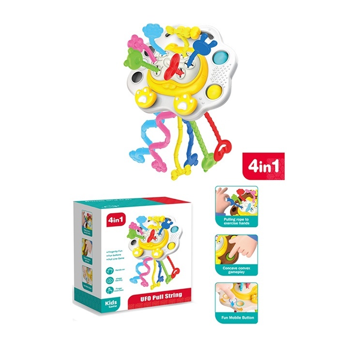 Гра 1017.4в1, 20см сенс.гра/такт.гра,рухл.кнопка,м'які кн/Pop it,тек.дет.рух. в кор-ці,12-14-9см