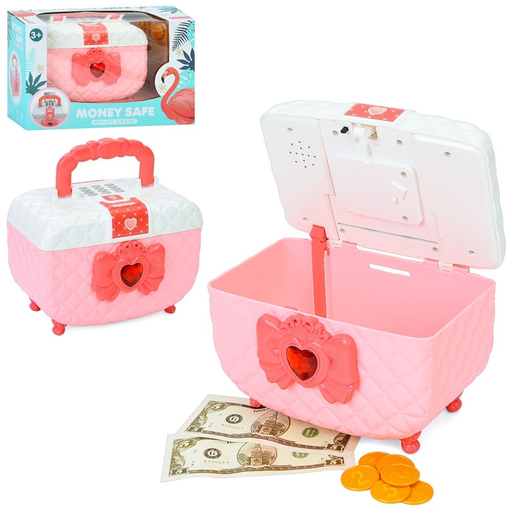 Банківський термінал WF-3009A сейф з кодом,відбиток,затяг.купюри,муз.,світло,бат.,кор.,27-