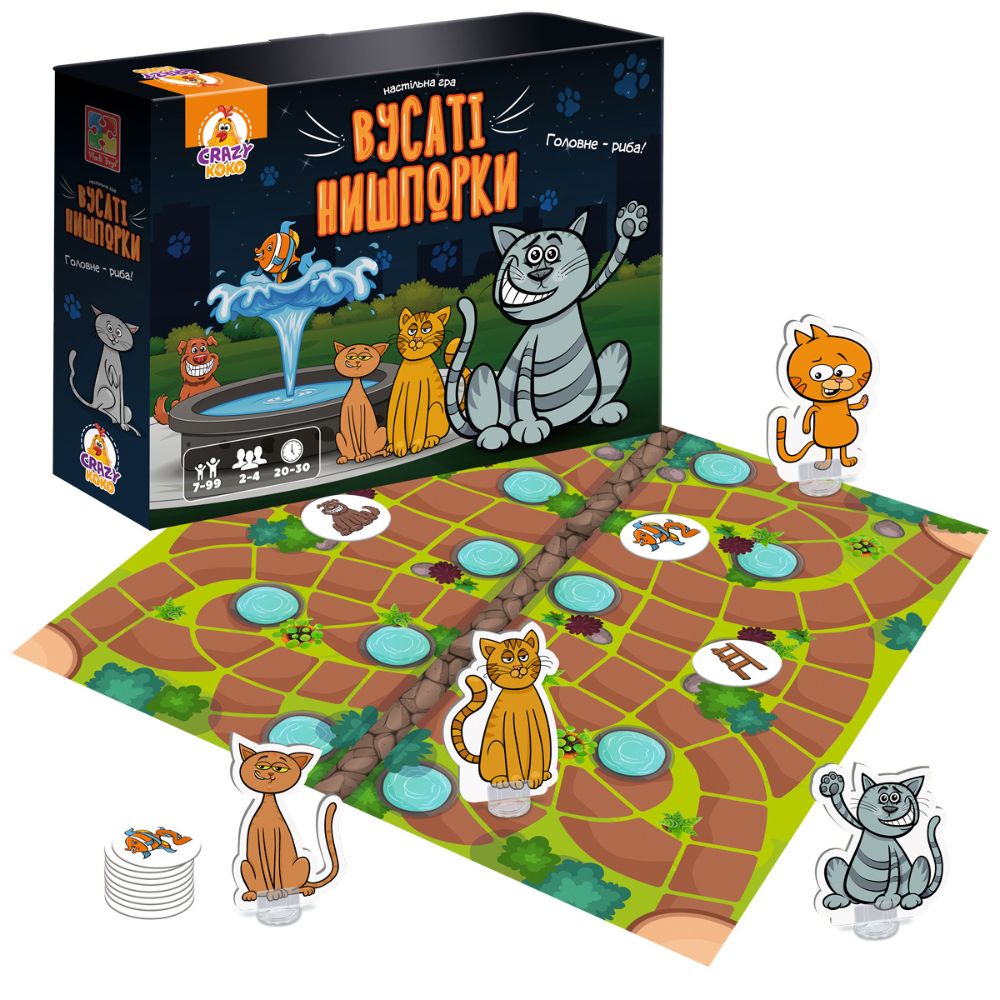 Гра настільна Vladi Toys маршрутна. Вусаті нишпорки VT8055-44 (укр)