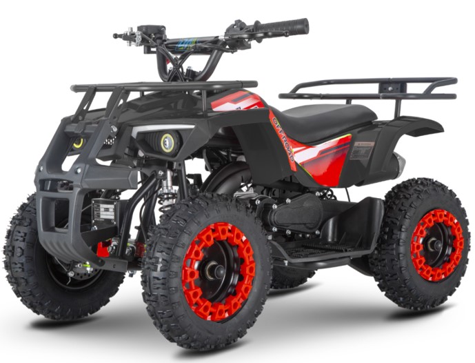 Квадроцикл HB-ATV1000AS-2-3 мотор 1000W,3акум 12A/12V,швидкість25км/год,допуст.нав. 45кг,чорн./черв.