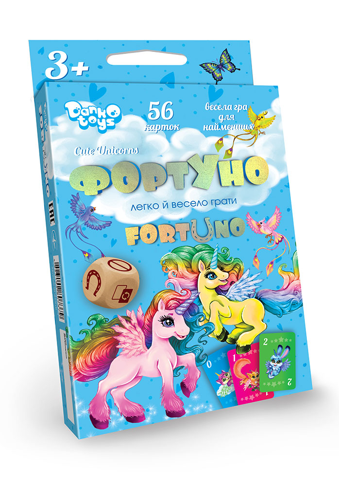 Розвиваюча настільна гра ""ФортУно Cute Unicorns" укр (32) 