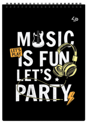 Блокнот TM 4Profi "Your idea" music, А5 905065