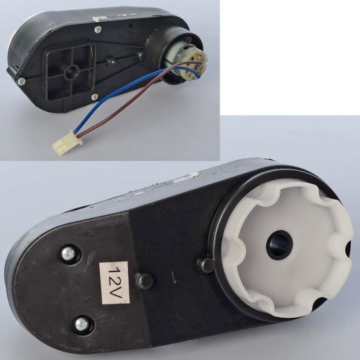 Рульовий редуктор M 4419-ST GEAR для M 4419, отвір для осі 10мм., 12V, RPM5500, довж.17см.