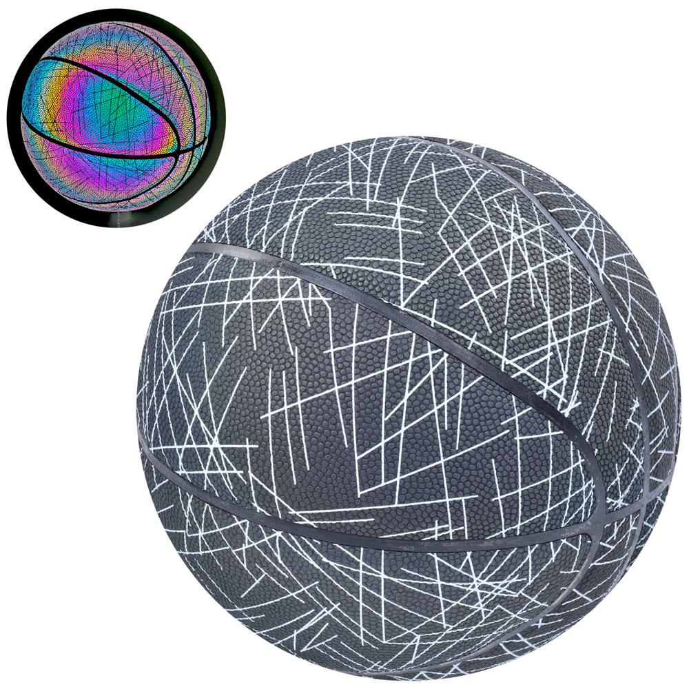 М'яч баскетбольний EN 3325 розмір 7, ПУ, Profiball, 600-620г, світловідбивний, кул.