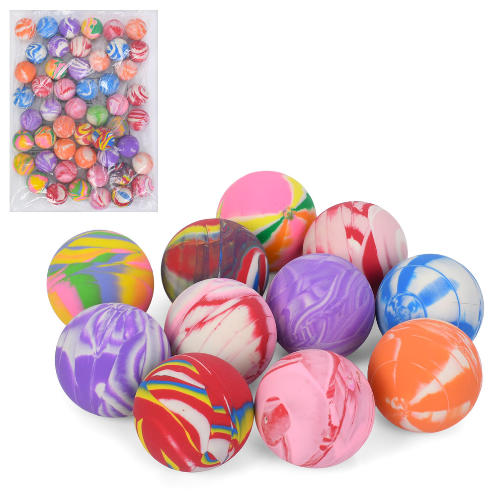 Стрибуни MS 4926 (400шт) 4,5см, каучук, мікс видів, упаковка 50шт в пакеті