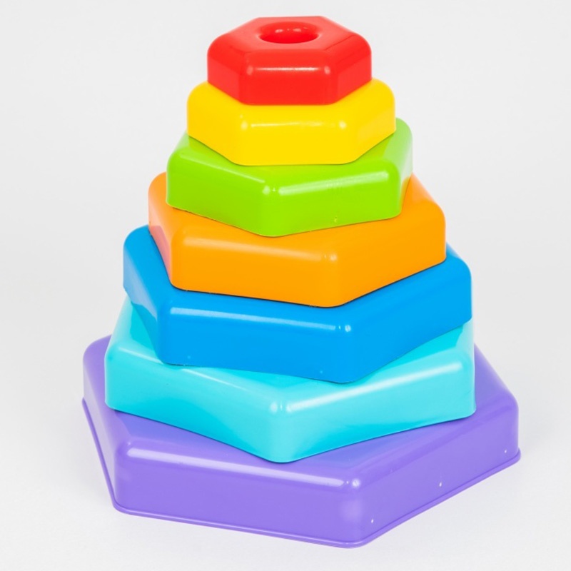 Іграшка розвиваюча "Райдужна пірамідка"