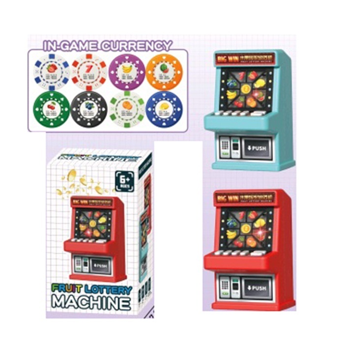 Гра ME-111 ігровий автомат, 2 кольори, муз., світло, бат., кор., 8-12,5-7 см.