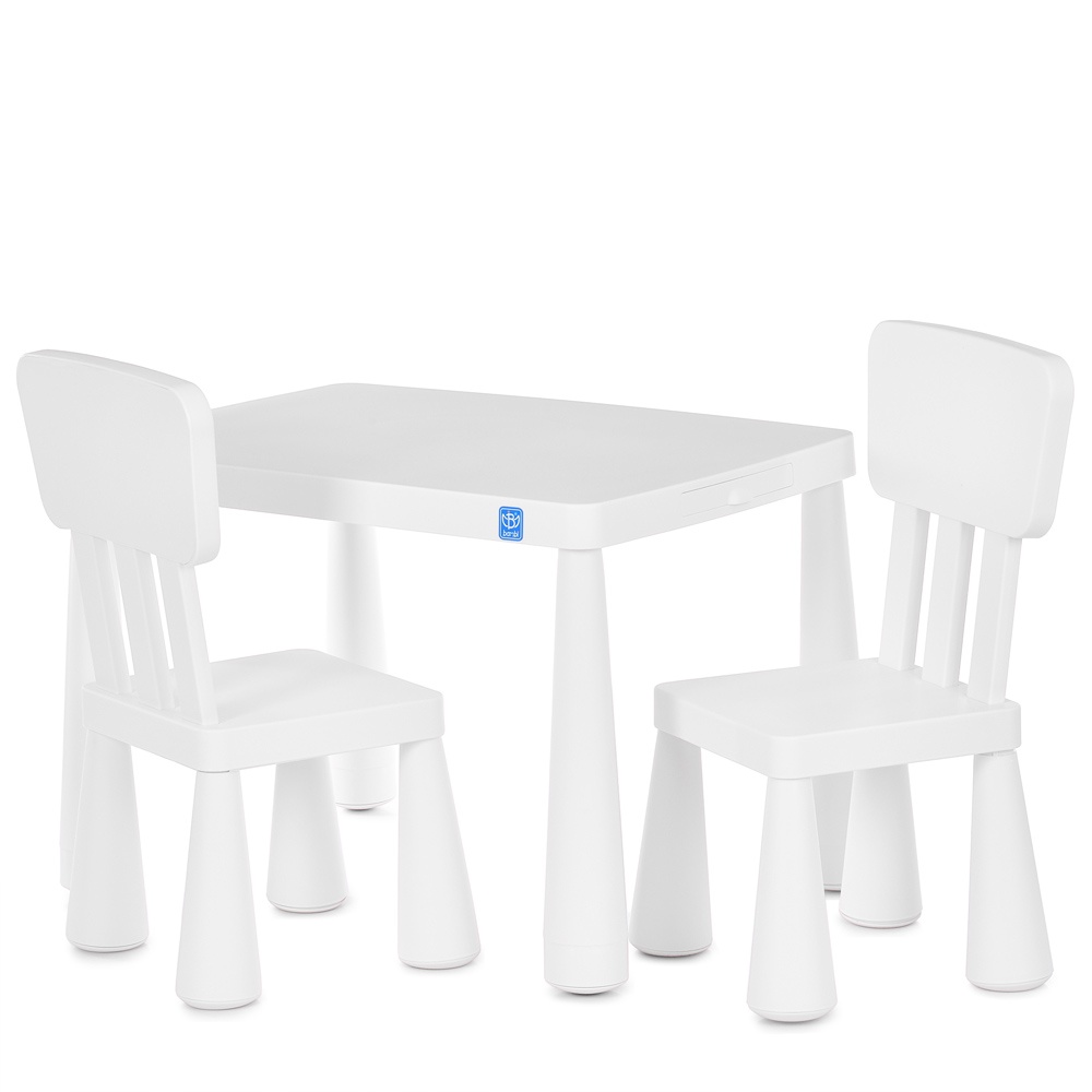 Столик M 6176-1 2 стільчика, кор., білий