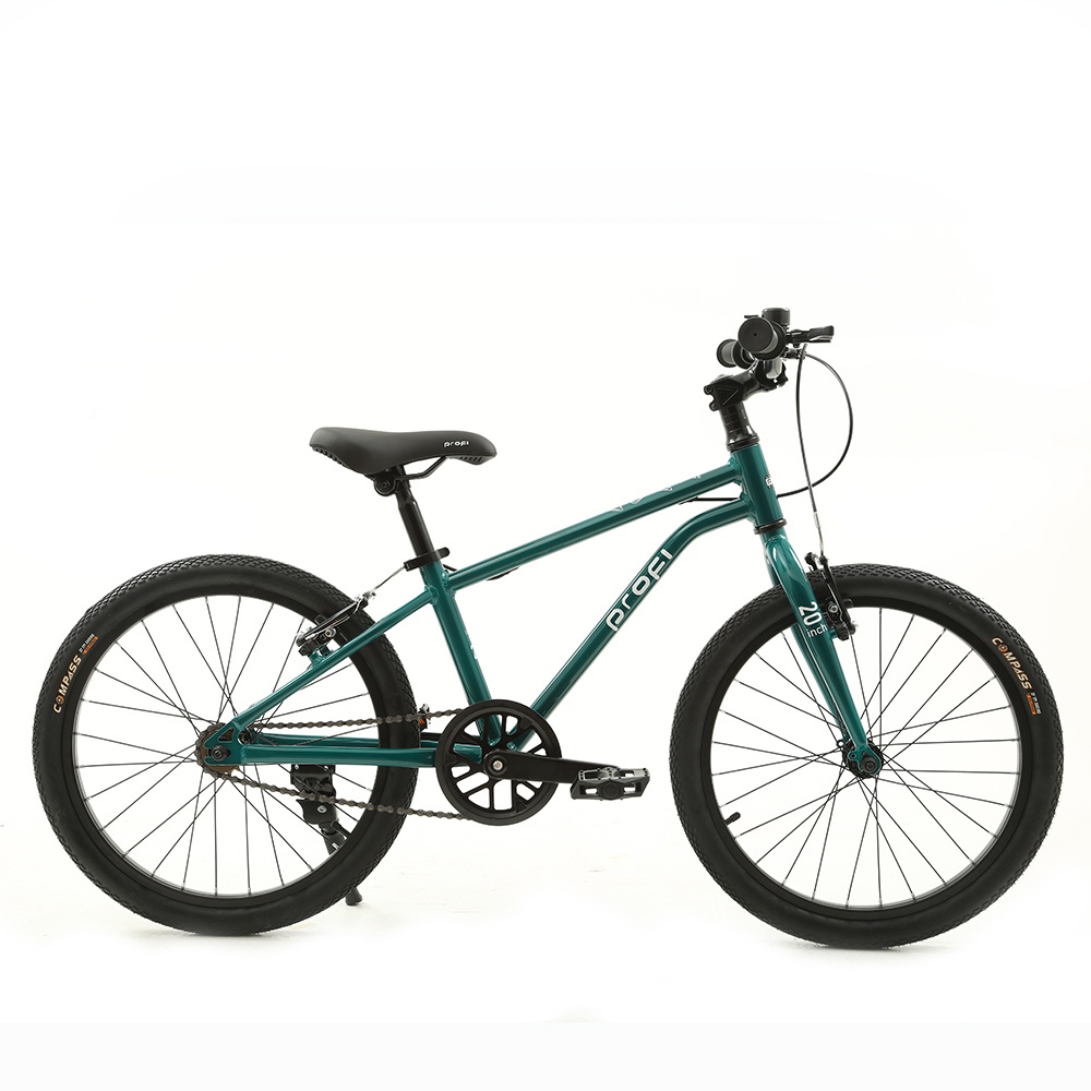 Велосипед дитячий 20д. PROF1 MB 20LIGHTY RAIN FOREST LIGHTY,SKD85,алюм.рама,кермо,торм,обода,зелений
