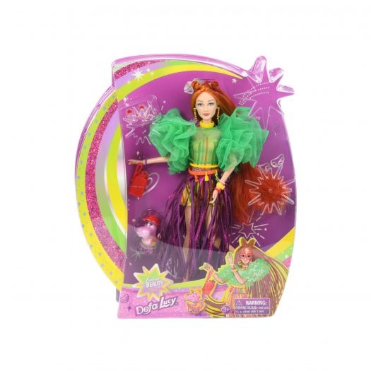 Лялька DEFA 8504 шарнірна, аксесуари, фігурка, бліст., 30,5-35-6,5 см.