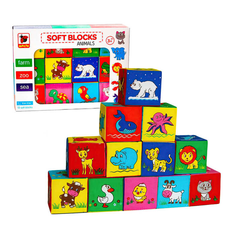 Фотография 1 товарной позиции интернет-магазина детских игрушек www.smarttoys.com.ua гр Набір MC090601-13 кубиків 