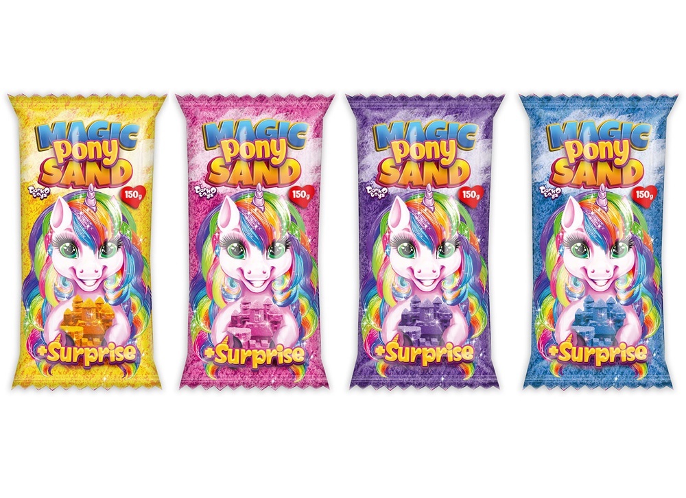 Креативна творчість "Кінетичний пісок "Magic Pony Sand" 150 г (40)