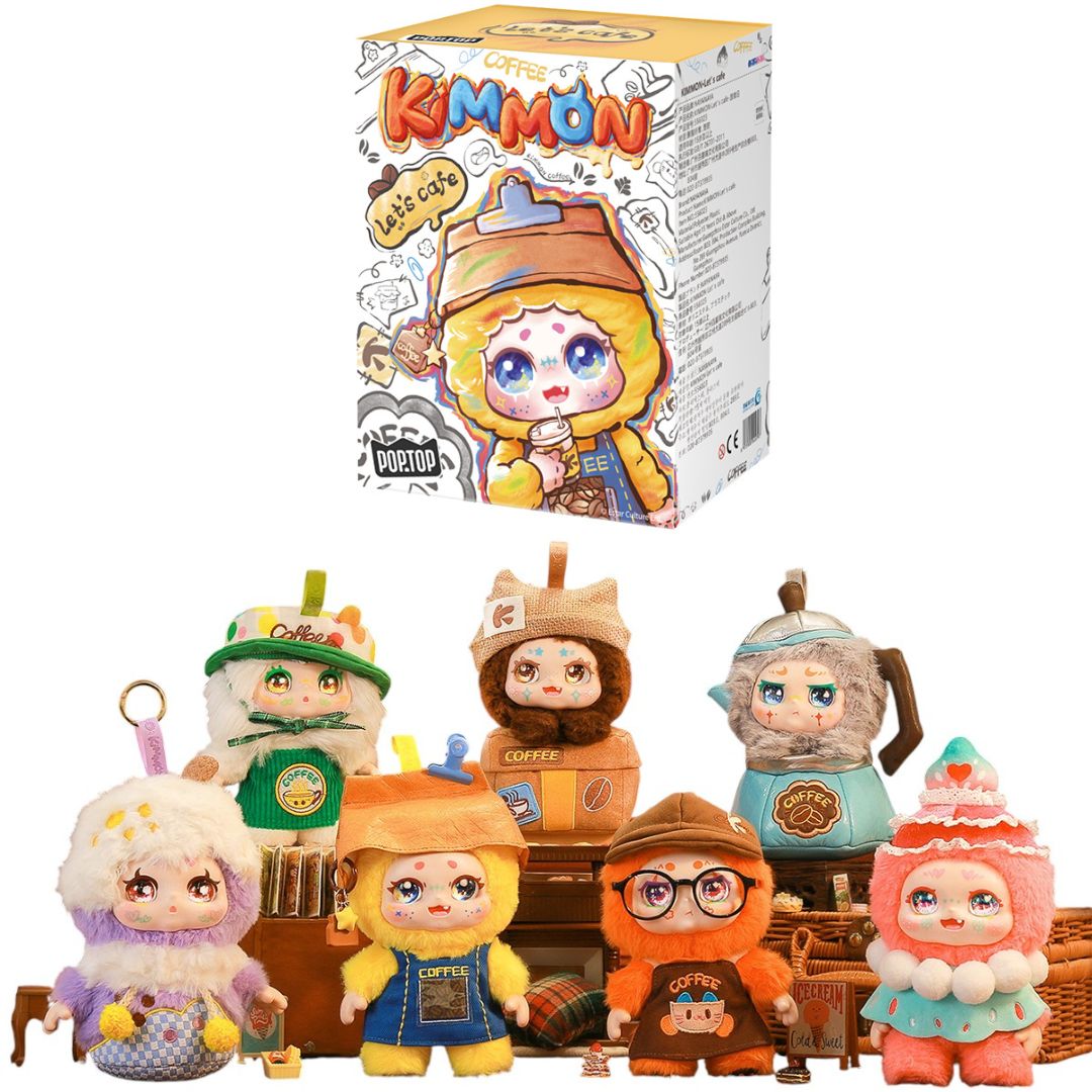 Колекційна м'яка іграшка з кільцем POP TOP Kimmon - КАВАЙНА КАВ'ЯРНЯ (у дисп., в ас.)