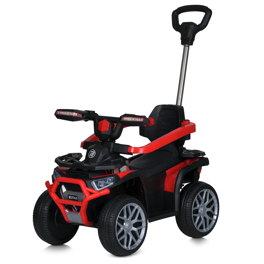 Квадроцикл M 5944EBLR-3 2,4G радіок.,3в1(кат.-толокар, бат.ручка),1*6V4AH,1*25W,муз,світло,червоний