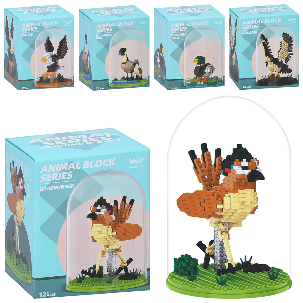 Конструктор MG1366A/B/C/D/Fптах, колба, 5 видів, в кор-ці, 13-17-13см