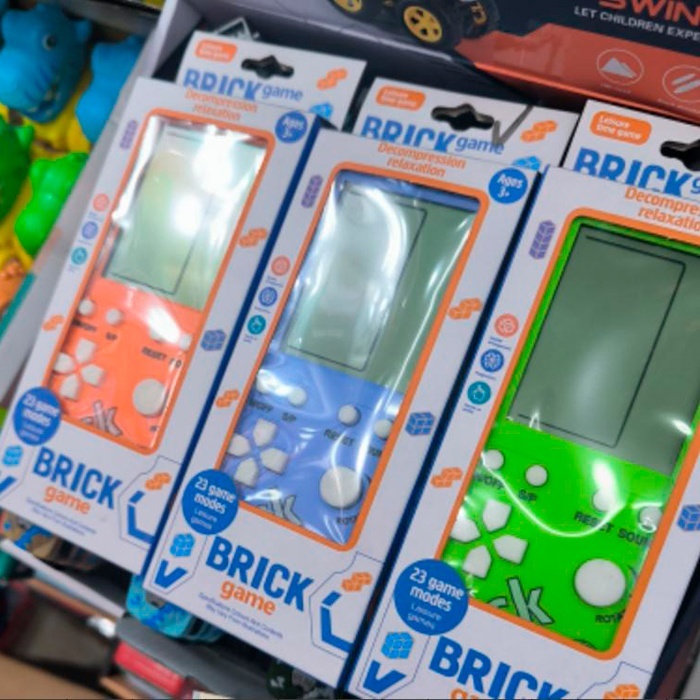 Гра FG231115054Q тетріс, ч/б екран, 3 кольори, муз., бат., кор., 8,5-22-2,5 см.