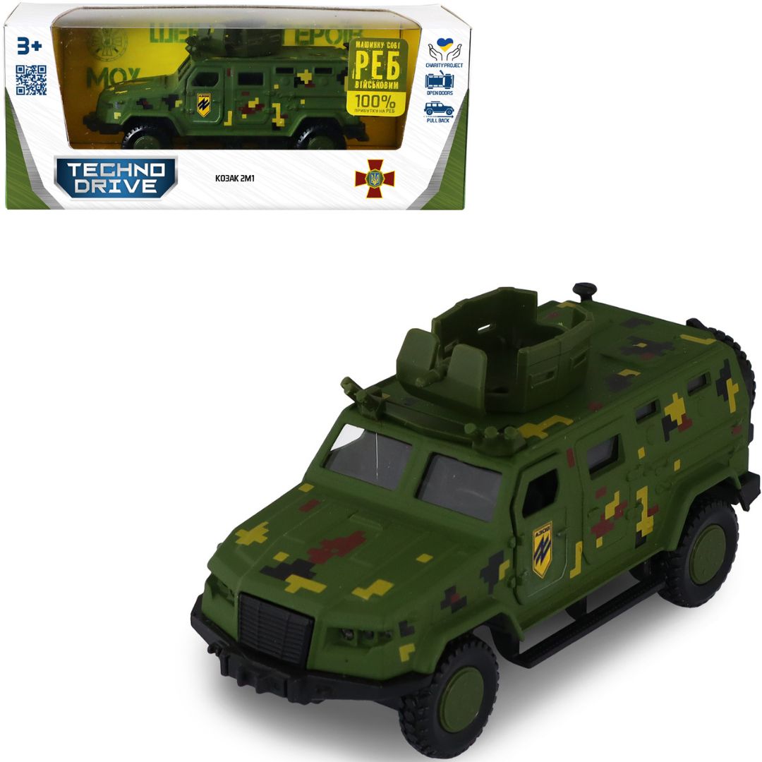 Модель серії "Шеврони Героїв" – КОЗАК 2М1 – "АЗОВ"