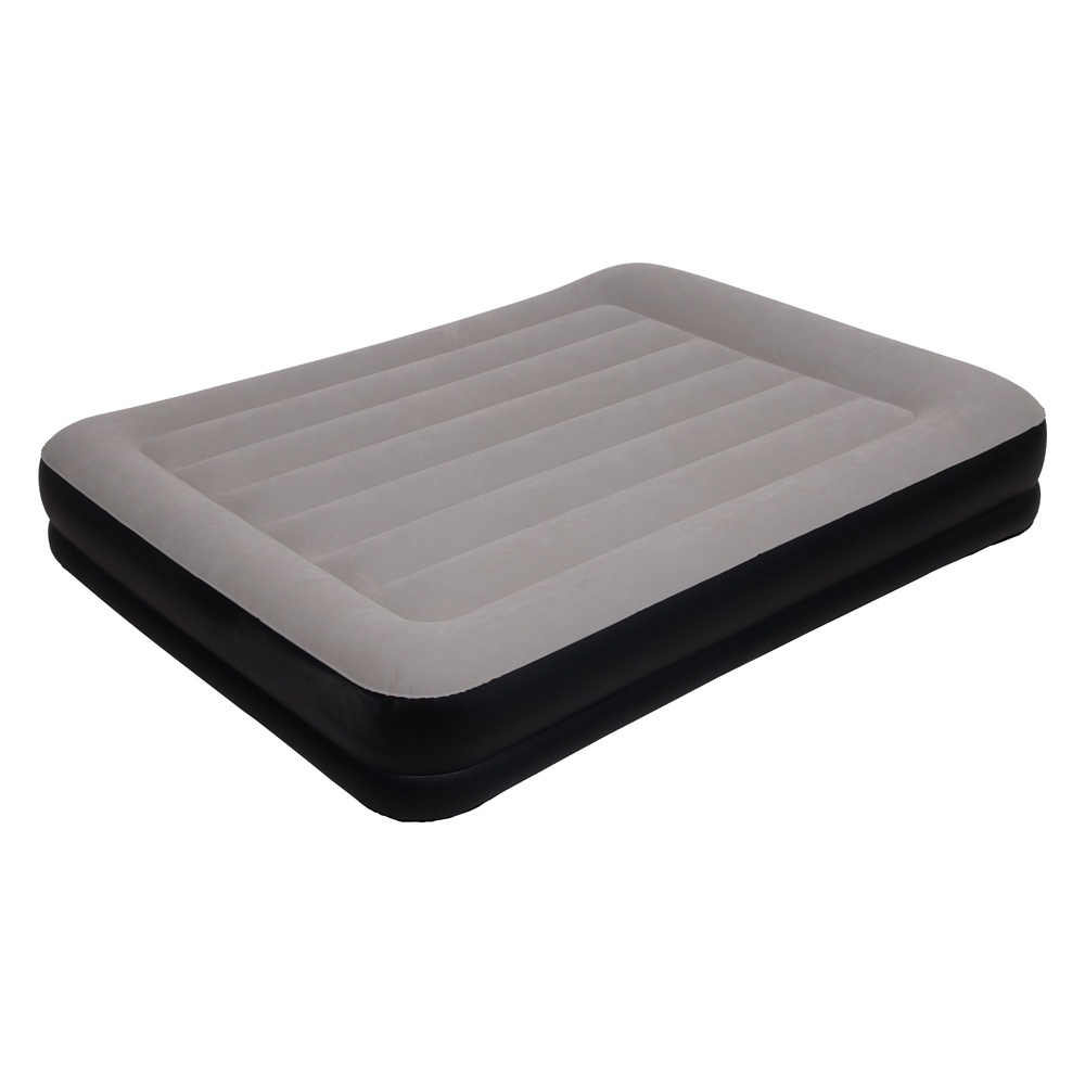 Велюр ліжко 24515EU надувне, 203х152х36см,сумка через плече,вбуд. електр. насос, до 300кг