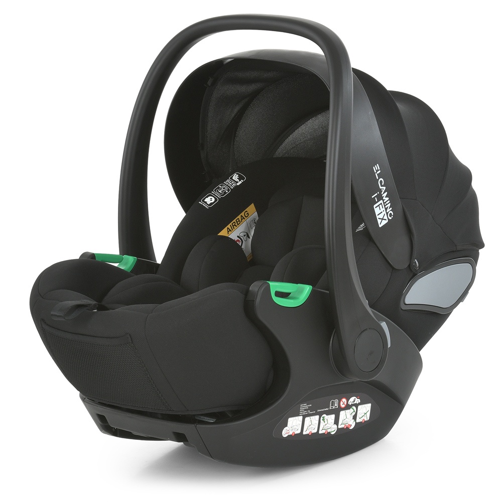 Автокрісло дитяче ME 1110 i-FIX Moon Black i-SIZE R129,зріст дит.40-87см,рег.підголівник,2ур.,чорний